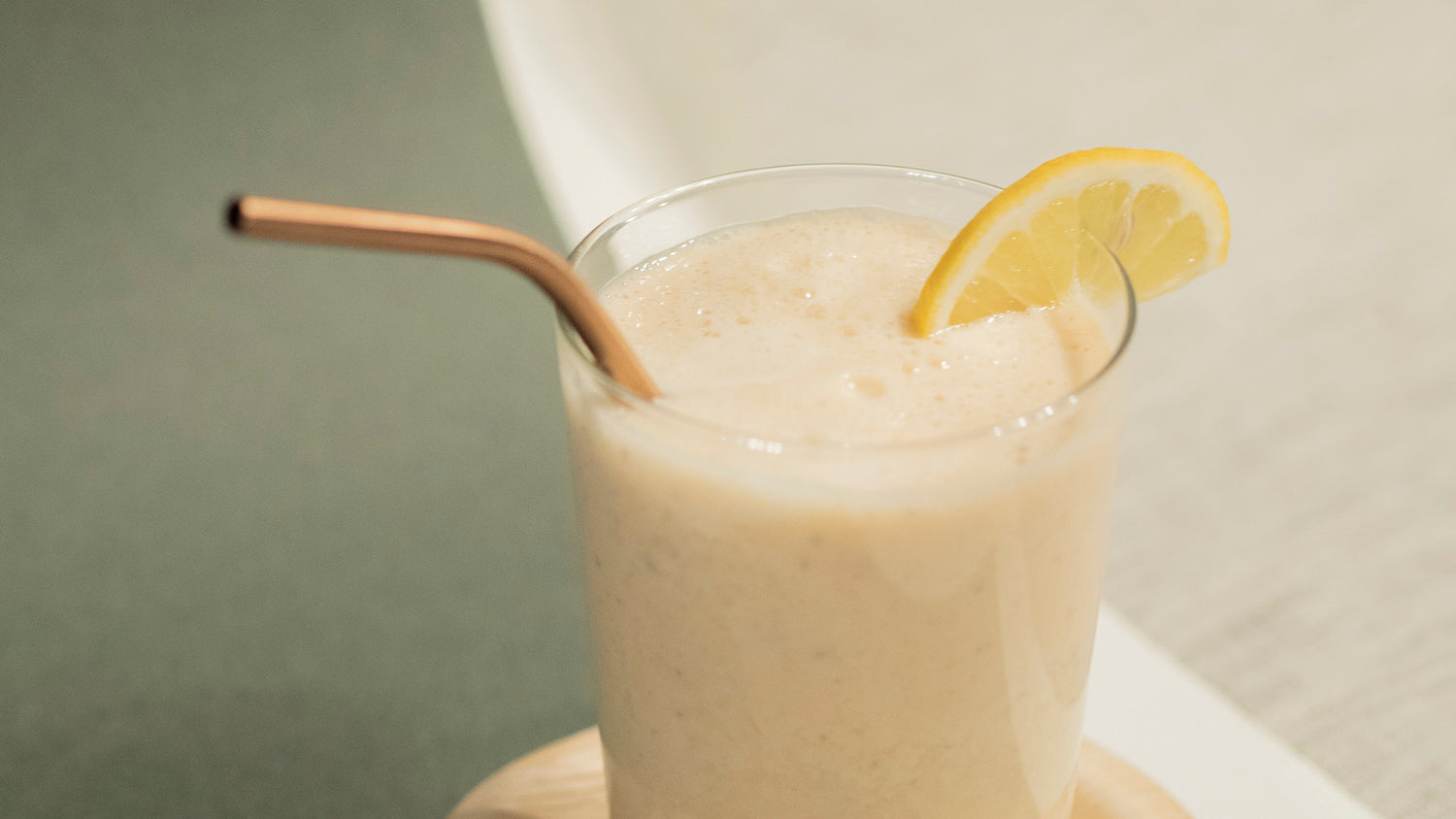 SMOOTHIE PROTEICO con Vegan Protein Limone & Moringa