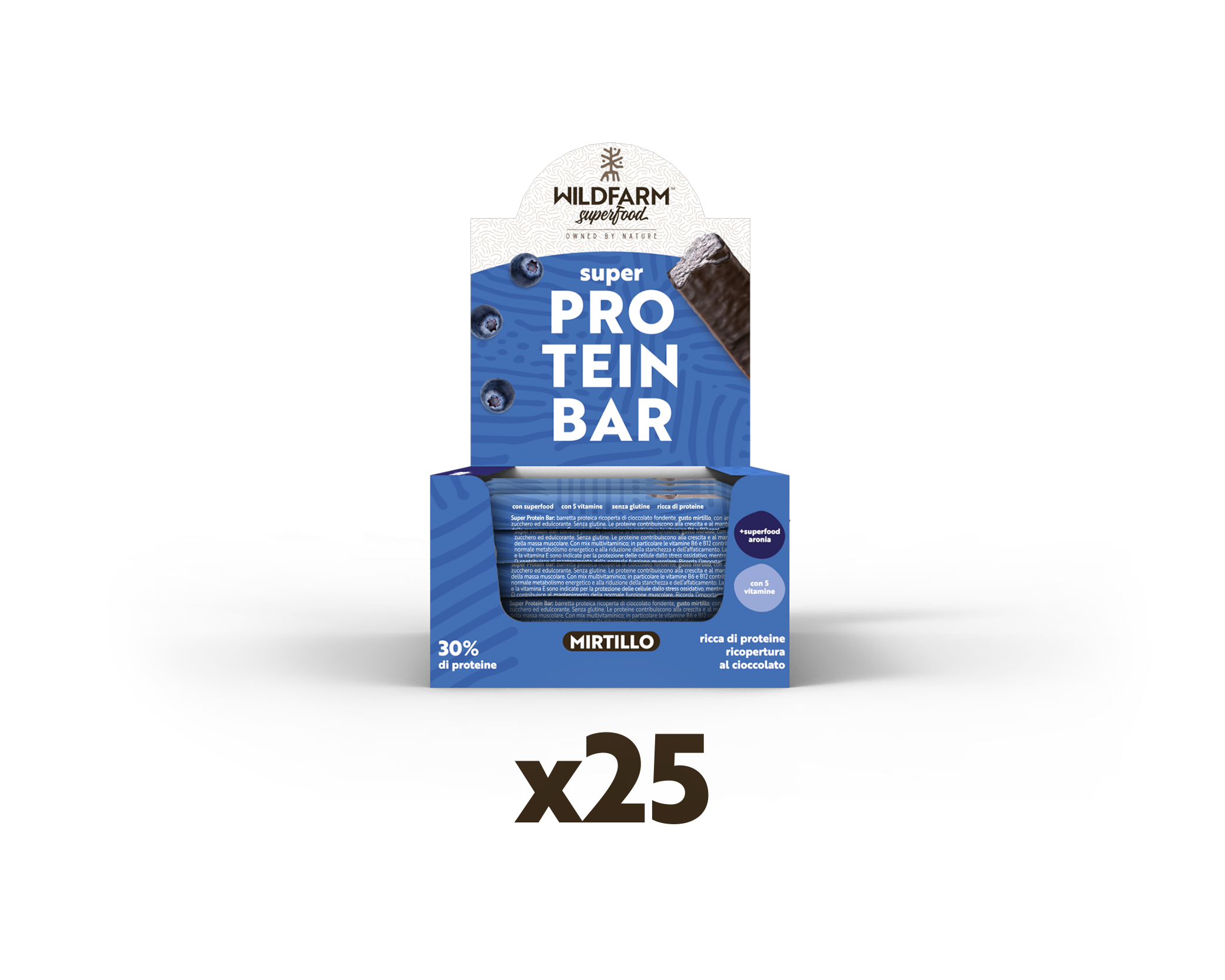 Super Protein Bar Mirtillo + Aronia