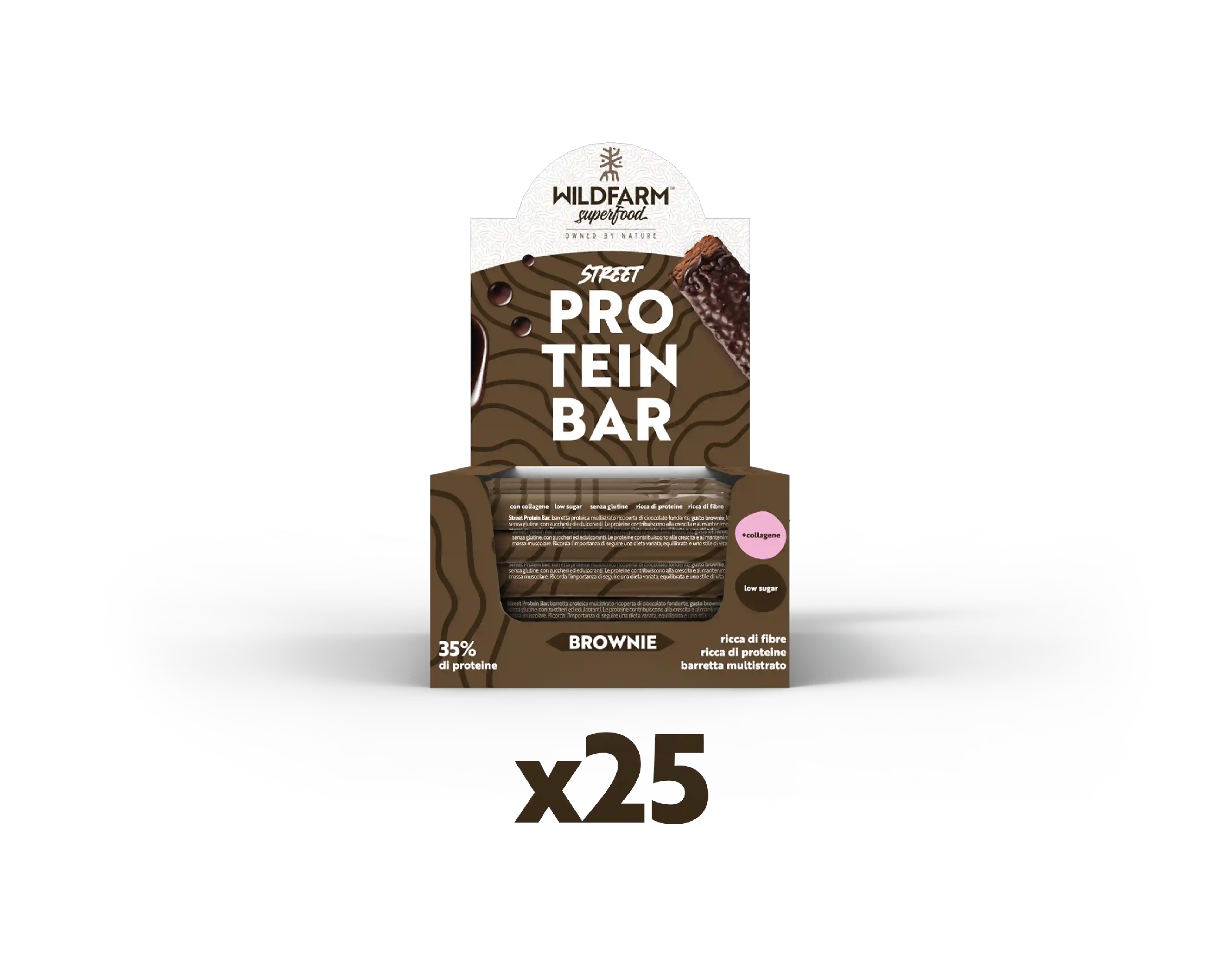 Street Protein Bar Brownie + Collagene