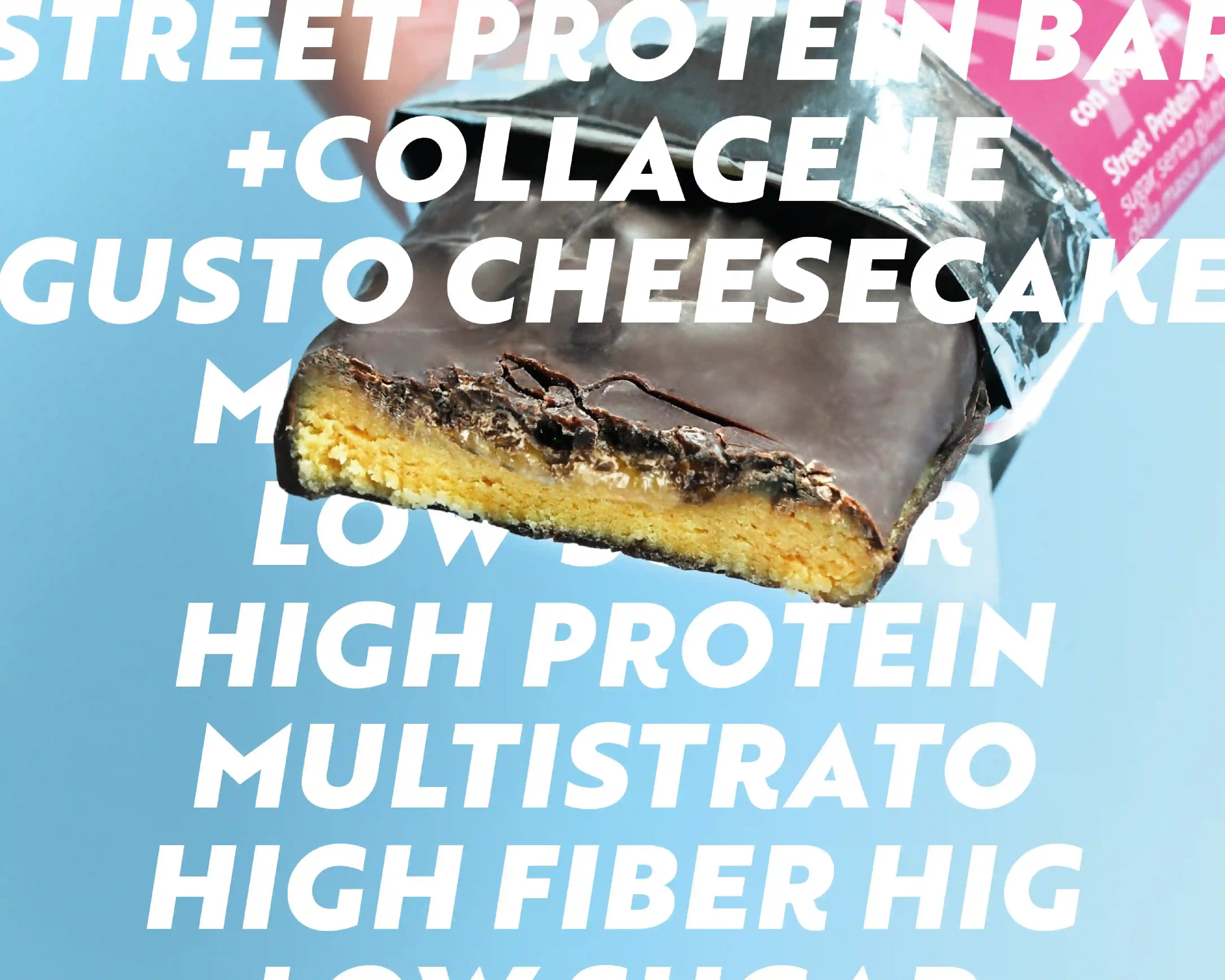 Street Protein Bar Cheesecake + Collagene