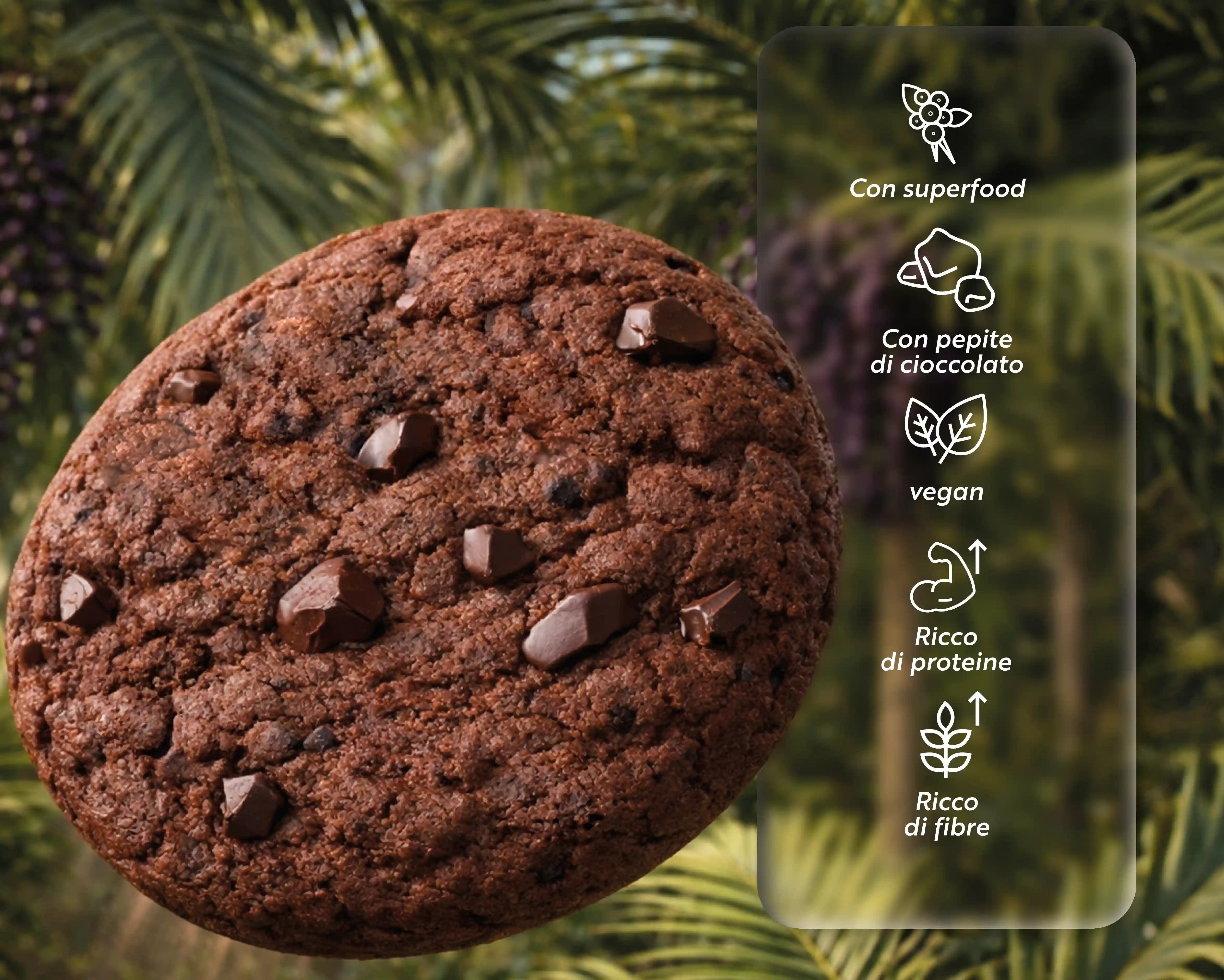 Super Protein Cookie Doppio cioccolato + Açai
