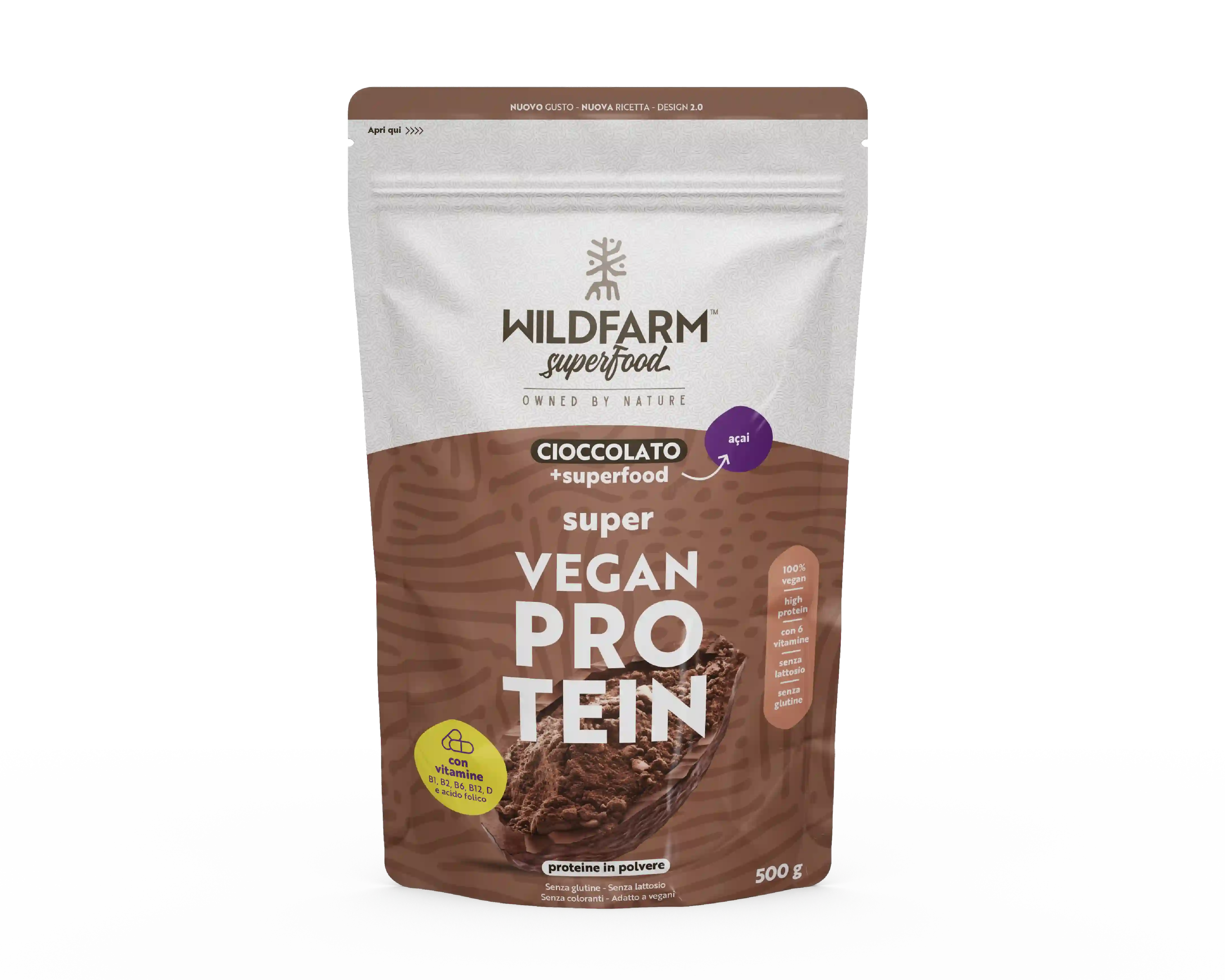 Super Vegan Protein Cioccolato + Açai