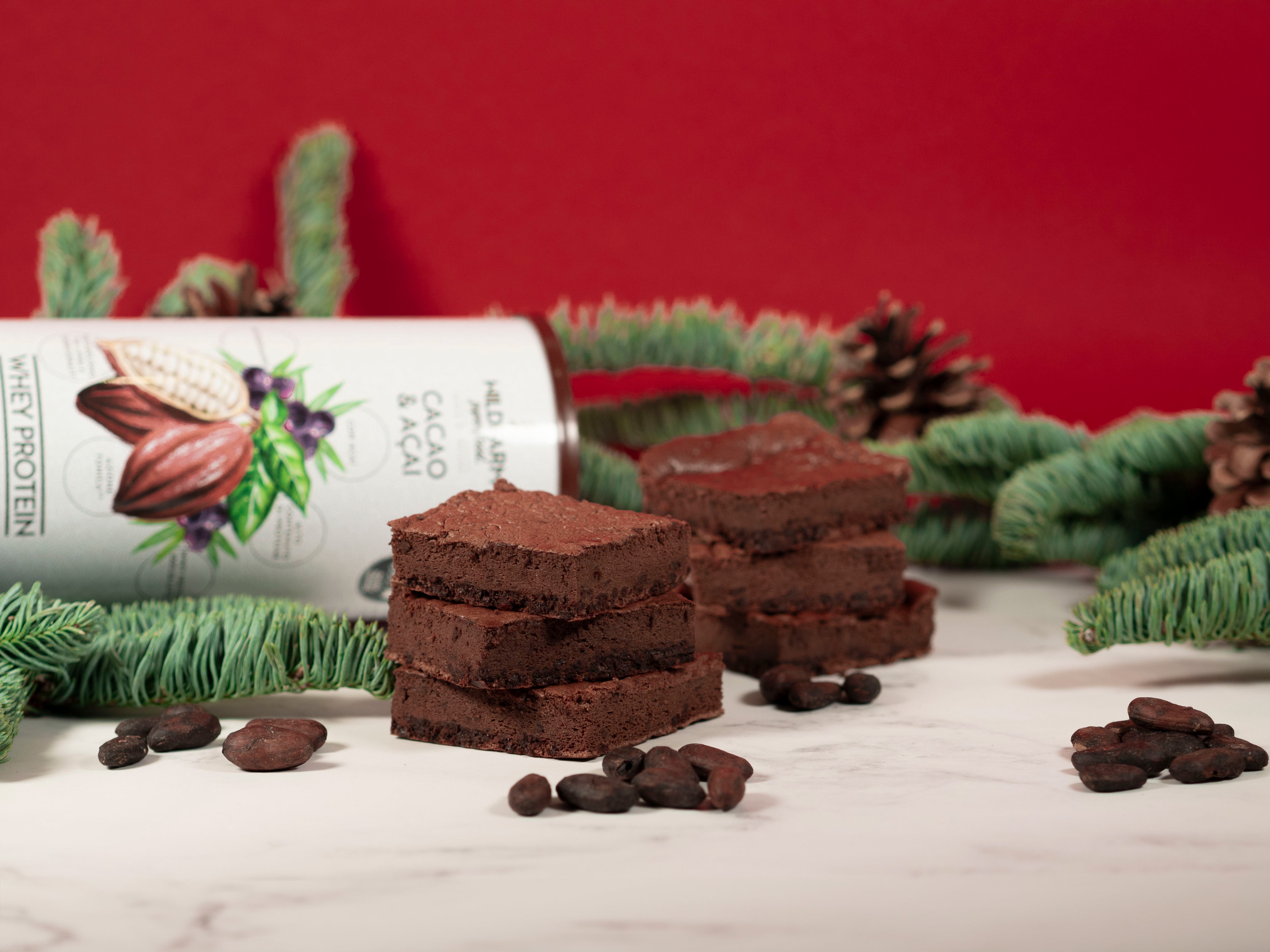 Xmas Protein Brownies