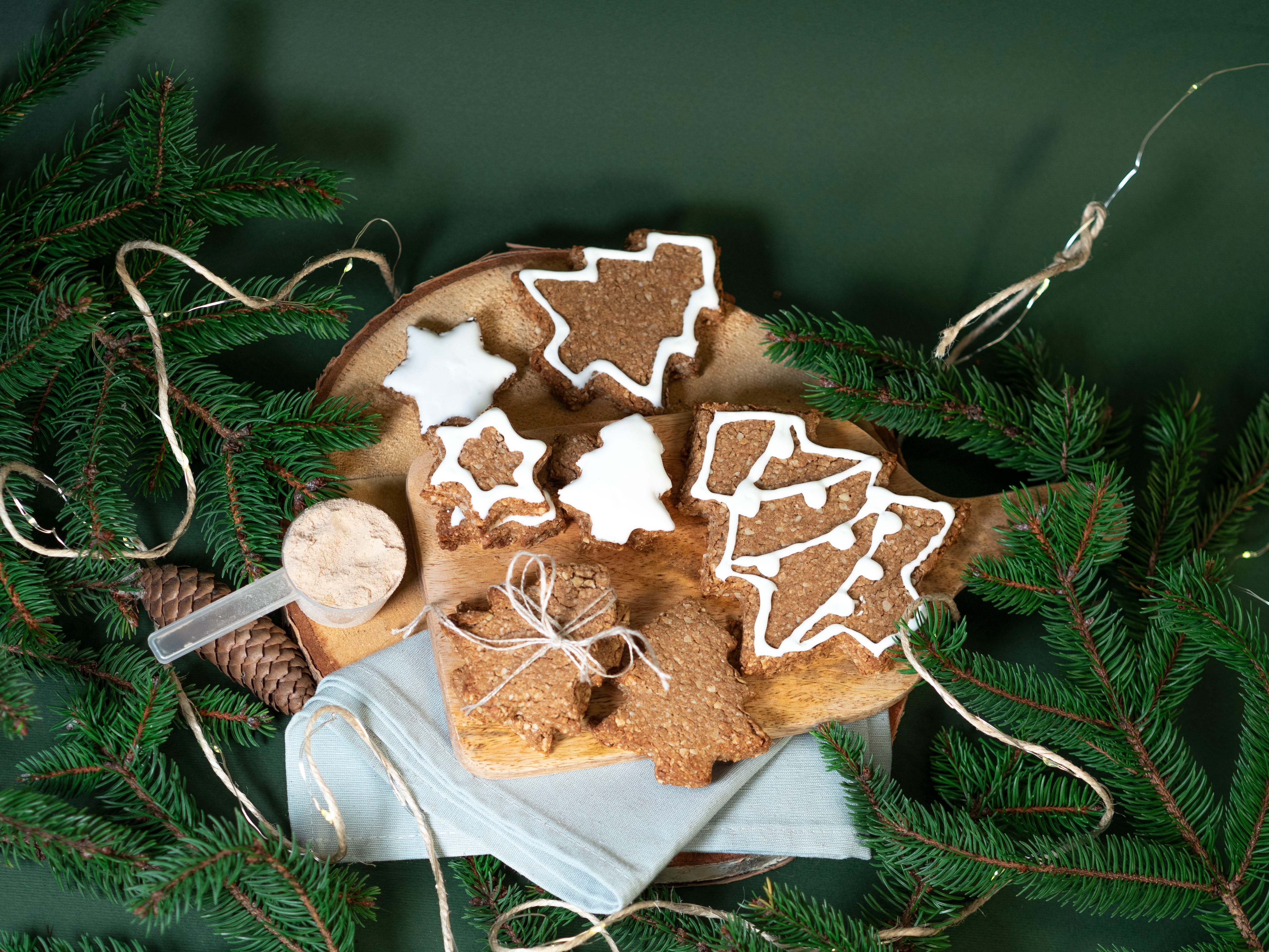 Xmas Protein Cookies