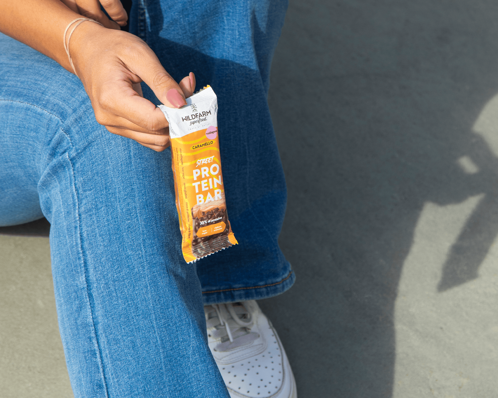 Street Protein Bar Caramello + Collagene