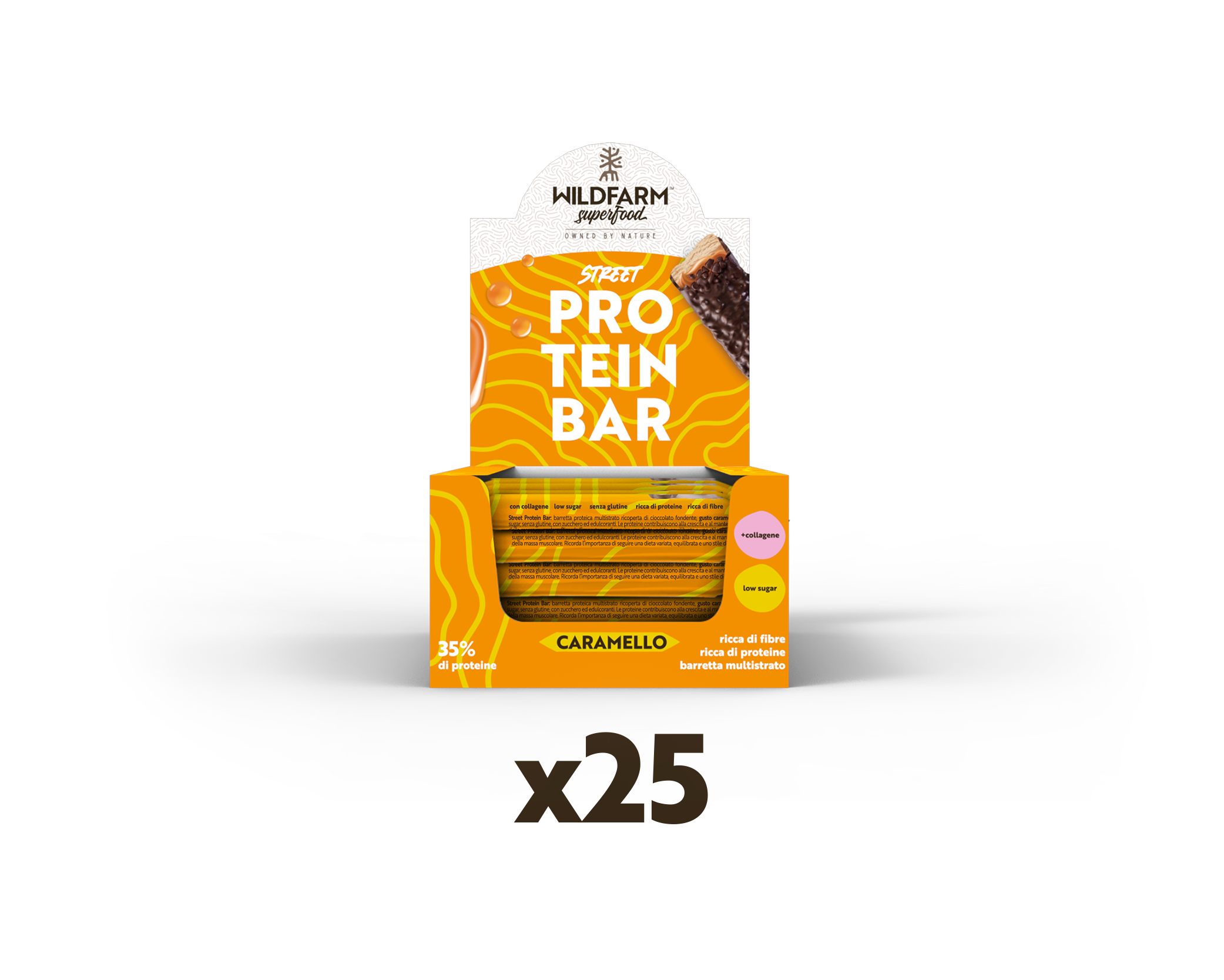 Street Protein Bar Caramello + Collagene