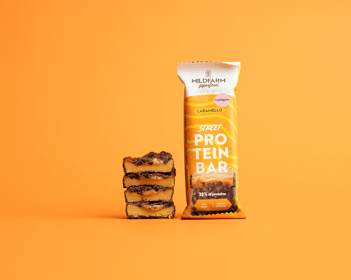 Street Protein Bar Caramello + Collagene