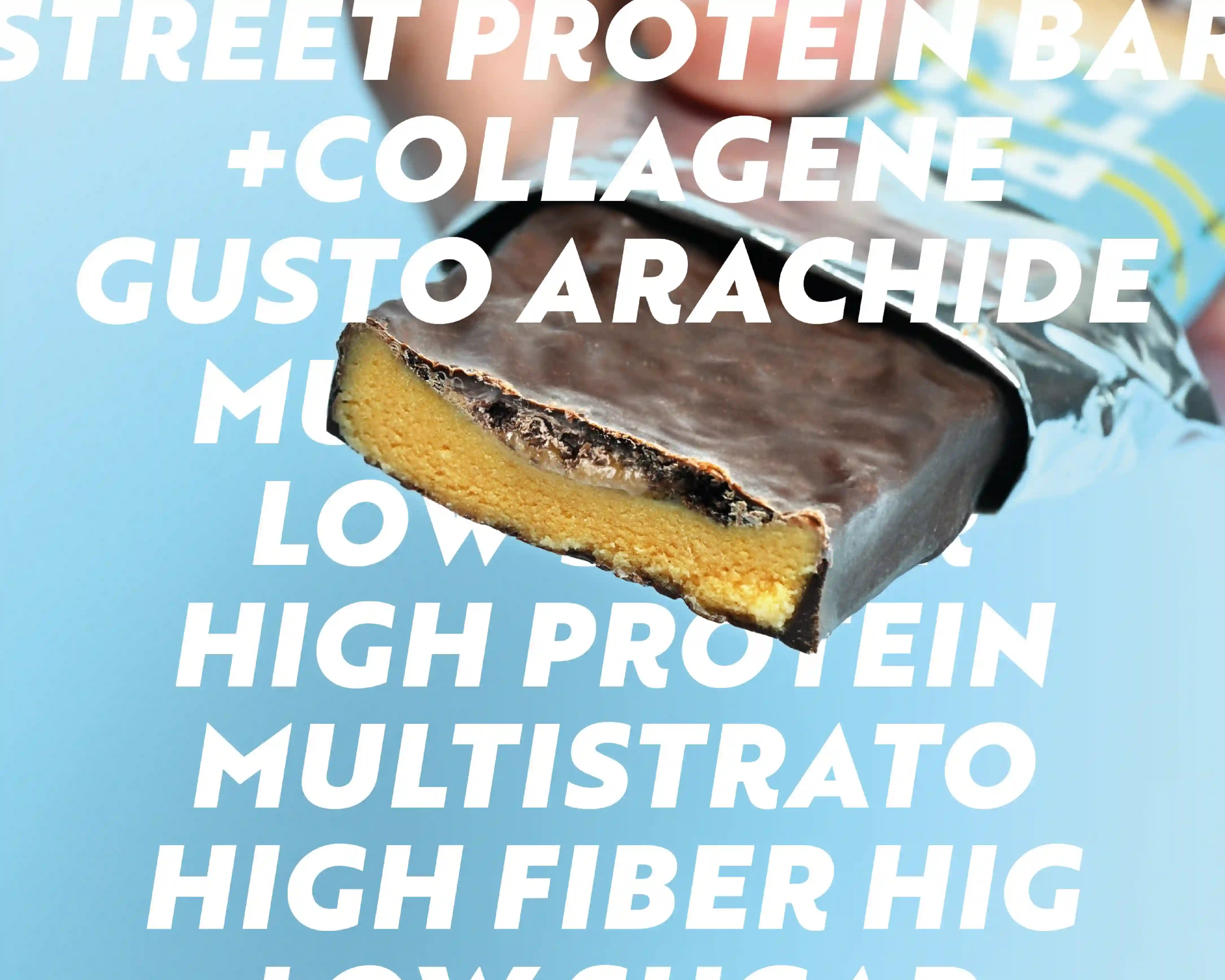 Street Protein Bar Arachide + Collagene