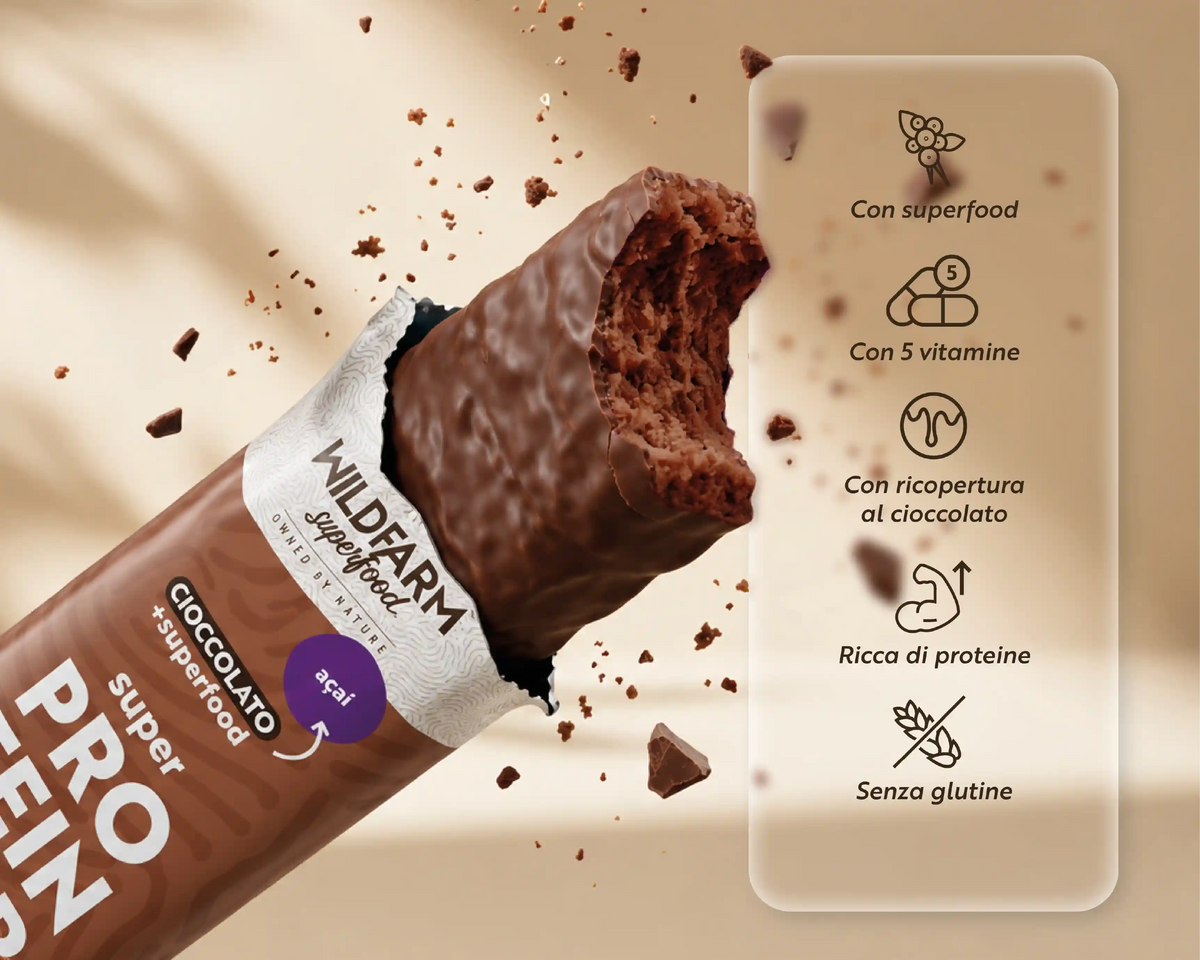 Super Proteinriegel Schokolade + Açai