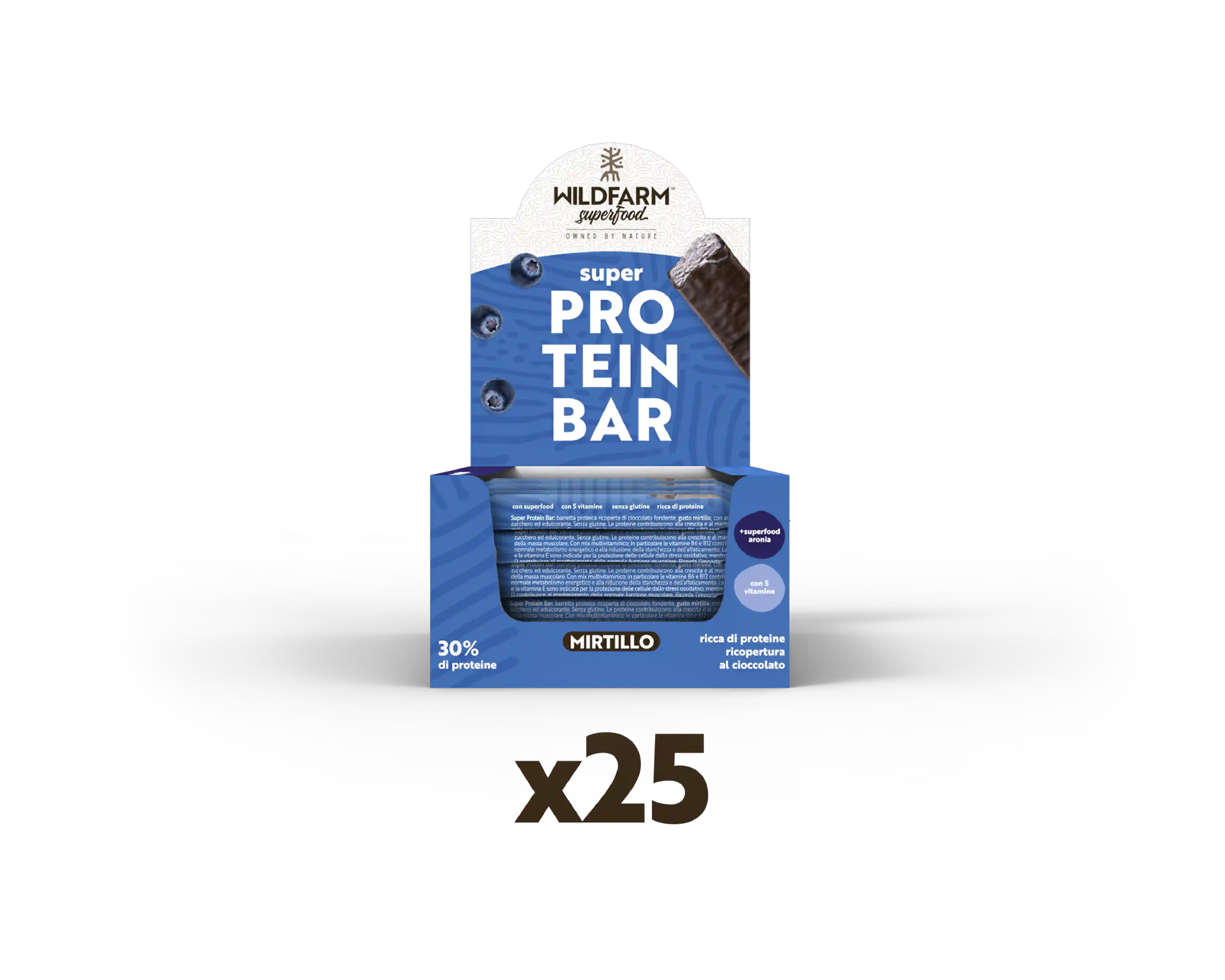 Super Protein Bar Mirtillo + Aronia