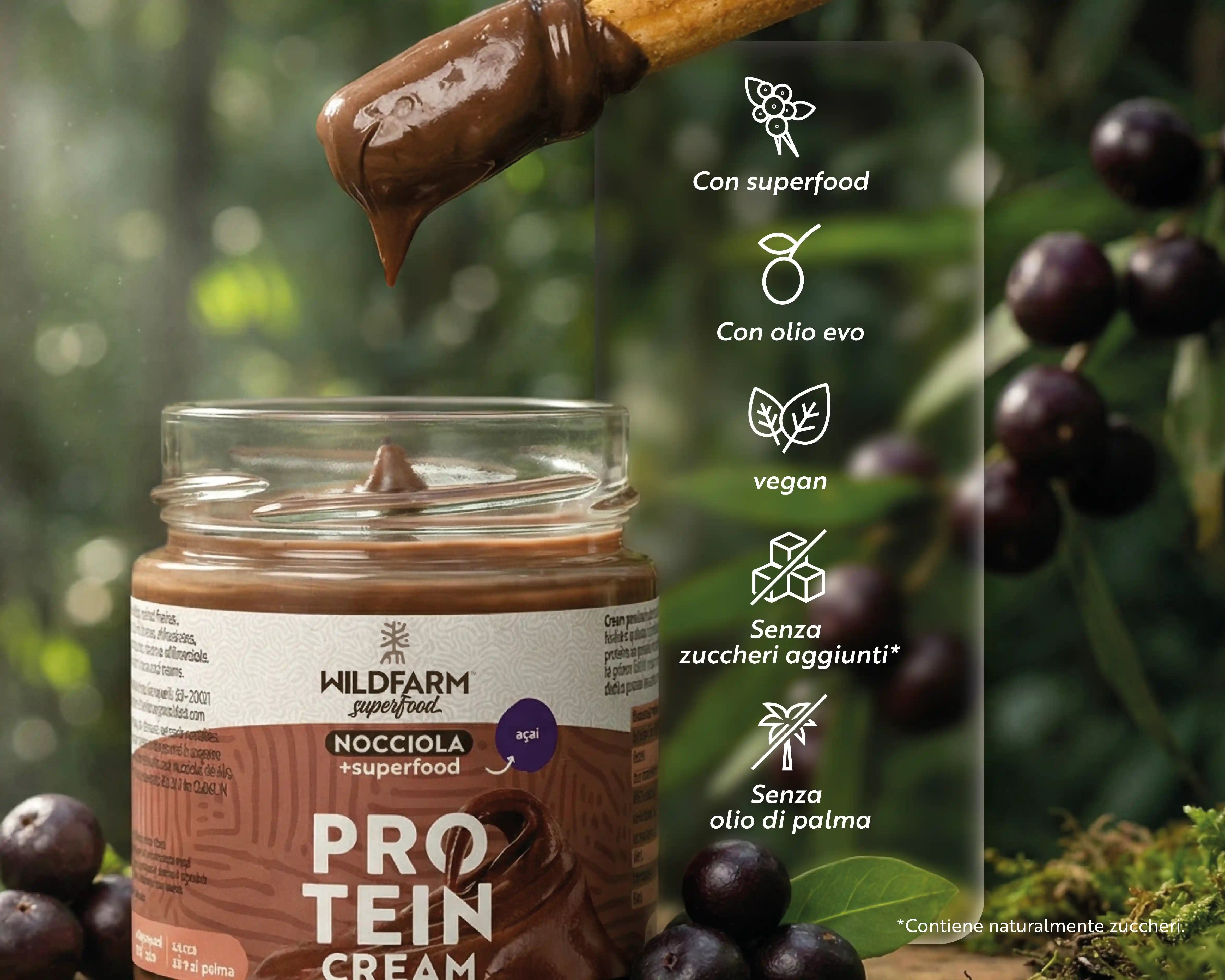 Super Protein Cream evo Nocciola + Açai