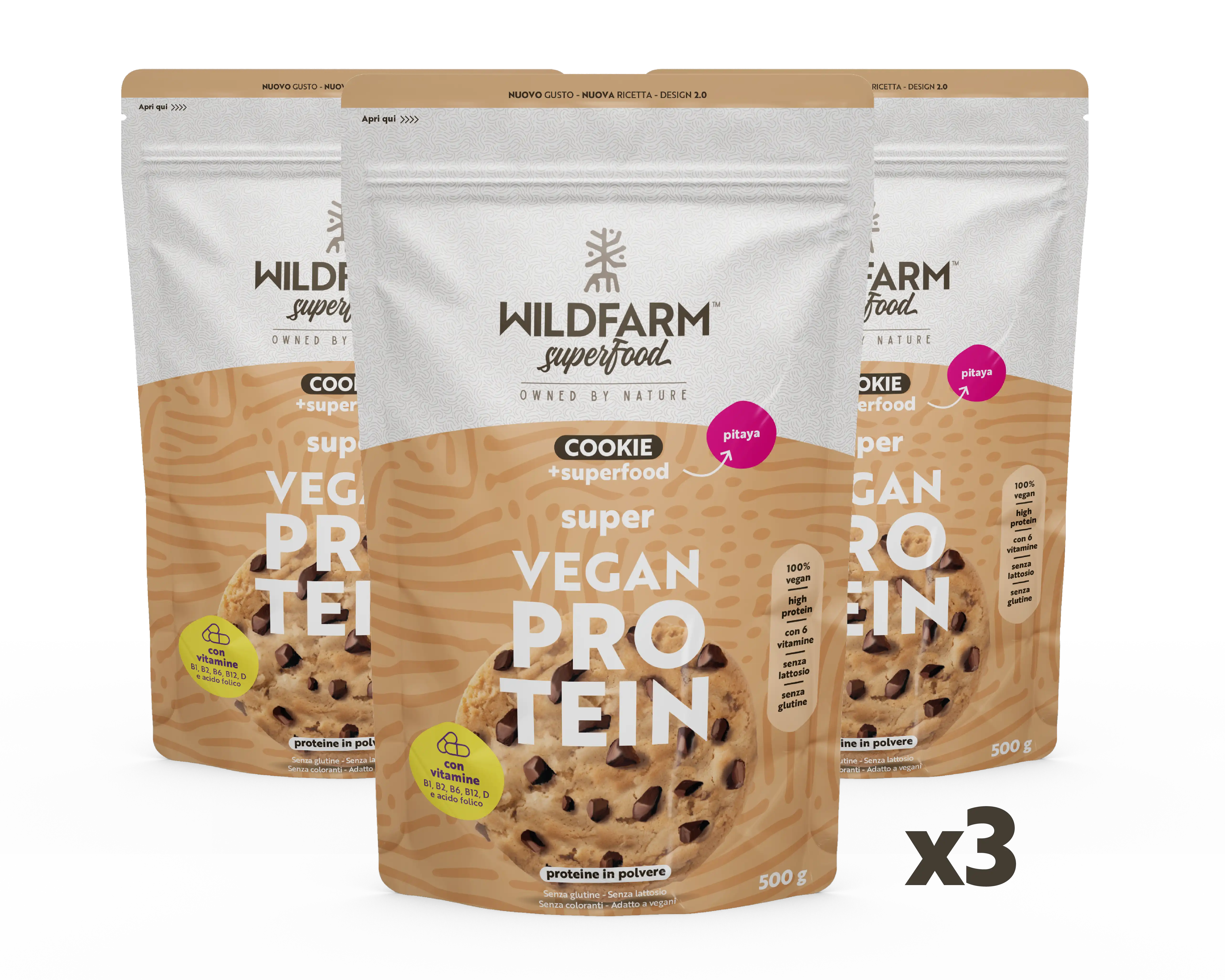 Super Vegan Protein Cookie + Drachenfrucht
