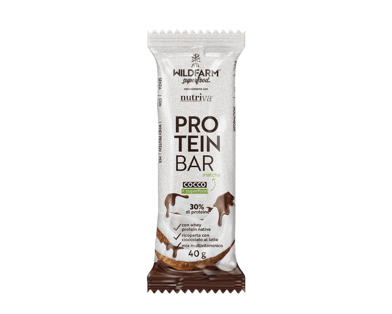 Super Protein Bar Cocco & Matcha ricoperta